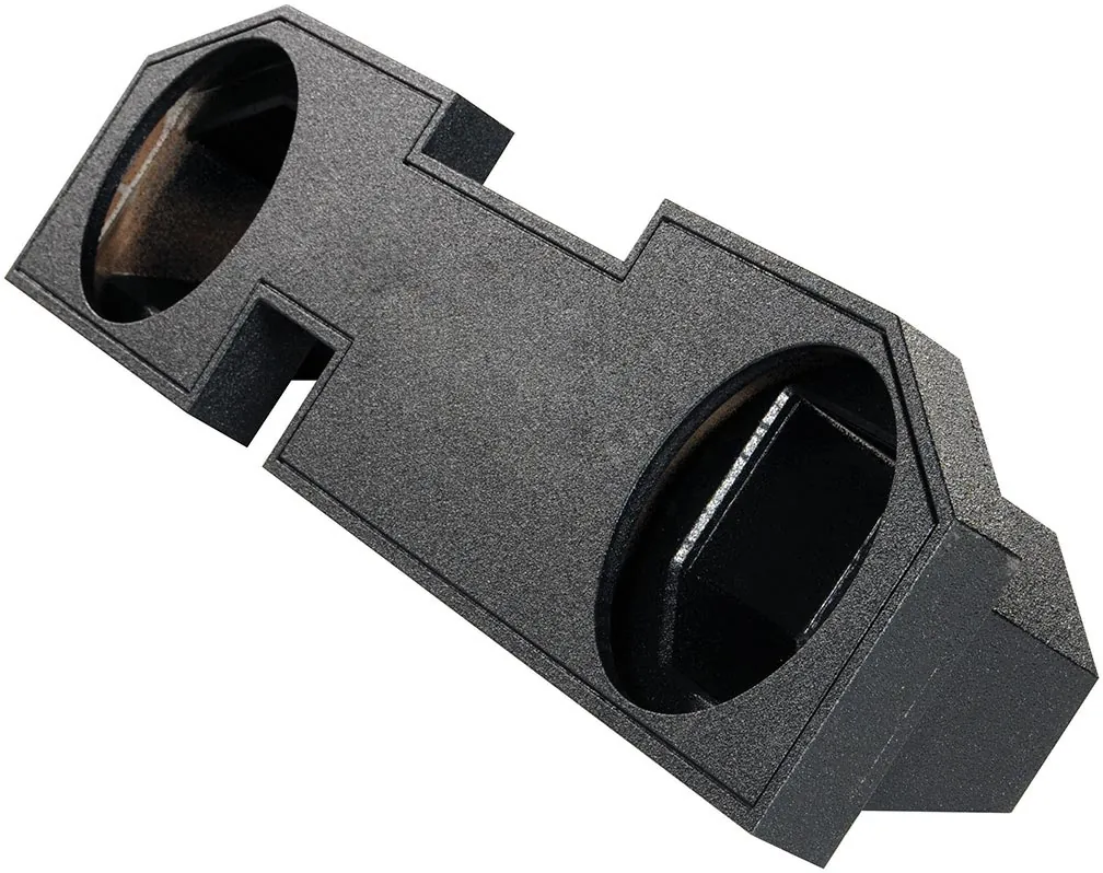 Qpower QBDODGE104DR — Qpower QBomb 2002-Current Dodge Quad Cab/4 Door Dual 10 woofer box Under Seat Upfire