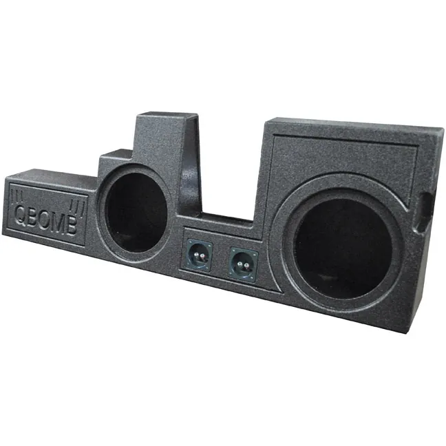 Qpower QBFORD09F350210 — Qpower Dual 10 Ford 350 Super Duty 2000-Current Mounts behind seat