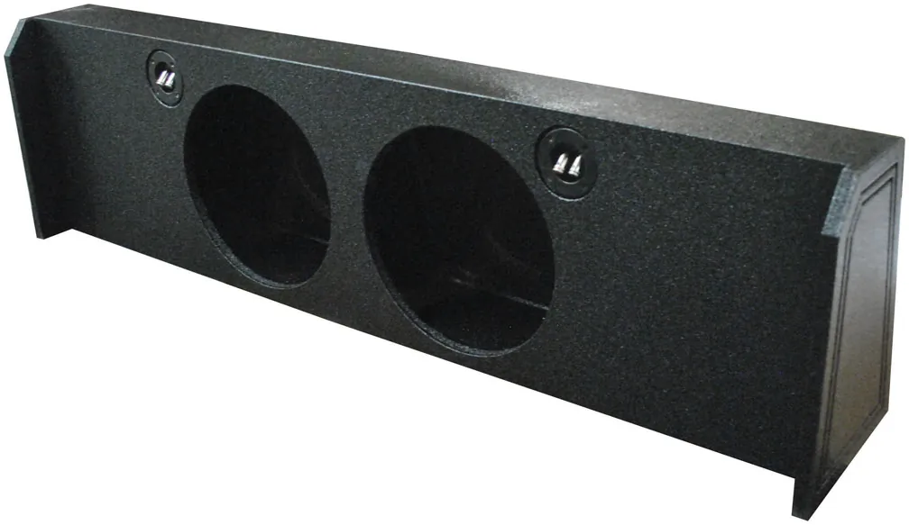 Qpower QBFORD122009DF — Qpower Dual 12'' Downfire Subwoofer Box for 2009-14 Ford F150