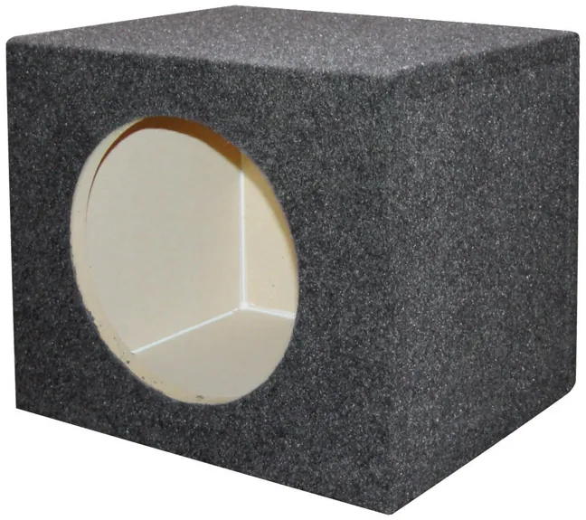 Qpower QSMPSQ10E — QPOWER 10-Inch Subwoofer Enclosure for Deep Bass