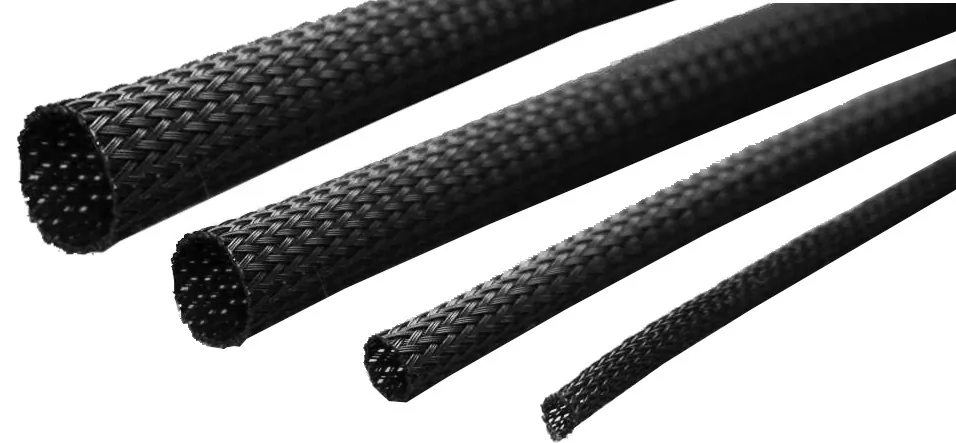 Xscorpion ET121BK — Xscorpion 1/2" Expandable Braided Sleeving - 100ft