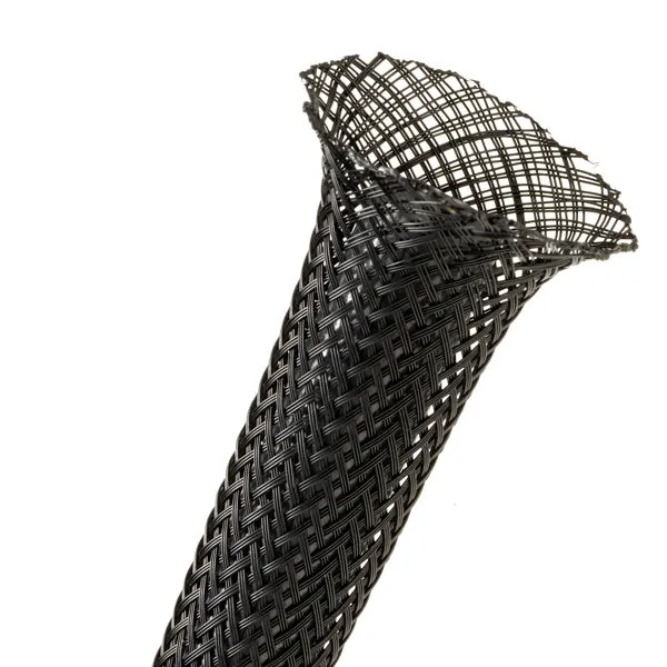 Xscorpion ET341BK — Xscorpion 3/4" Expandable Braided Sleeving - 100ft Roll