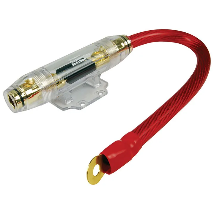 Nippon Labs ISANLF9310 — 0 Gauge 12 Wire Installation Kit with ANL Fuse Holder & 100A Fuse