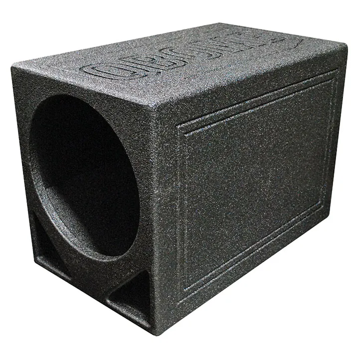 Qpower QBOMB12TBSINGLE — Qpower Triangle Ported Subwoofer Enclosure for 12" Speakers