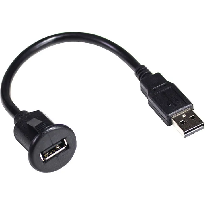 PAC USBDMA6 — PAC 6ft USB Extension Cable with Dash Mount Bracket