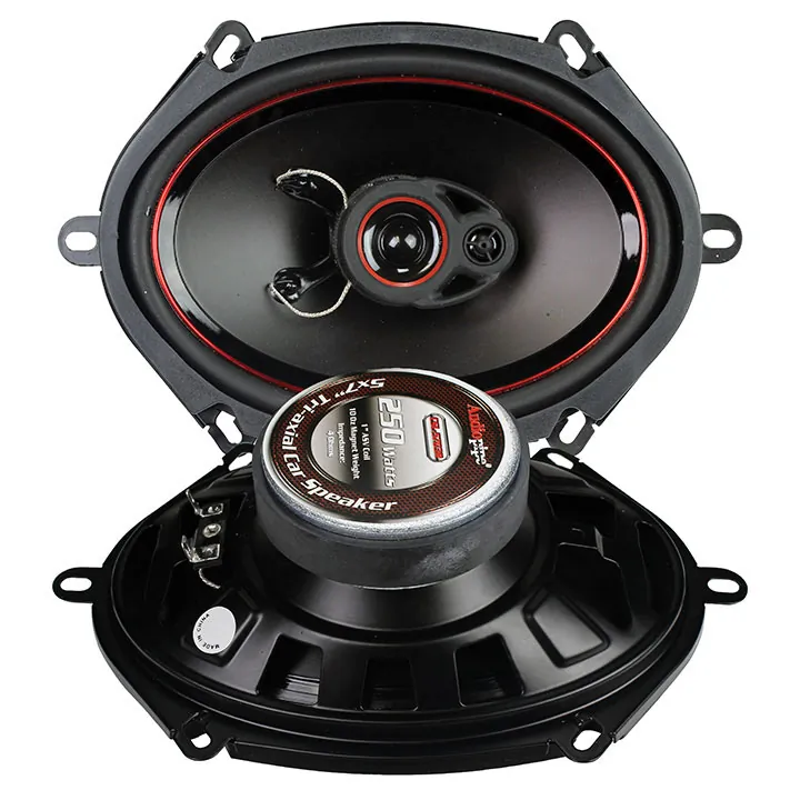 Audiopipe CSL5703R - Audiopipe 5x7-Inch 3-Way Car Speakers - 250 Watt (Pair)