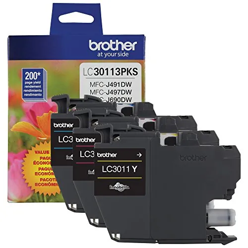 Brother LC30113PKS — 3PK COL INK STD YIELD