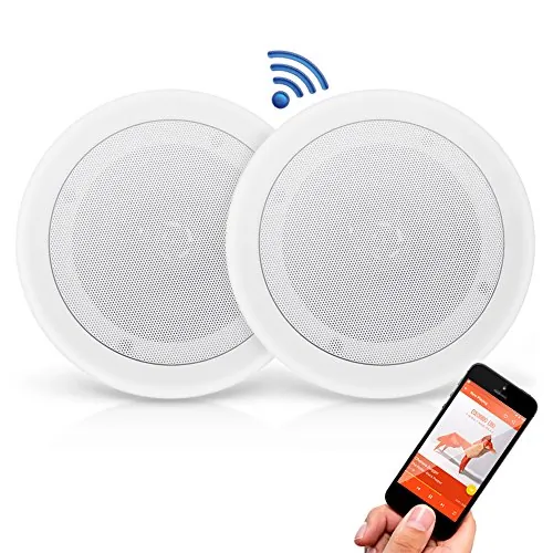 PYLE PDICBT852RD — Pyle Home(R) PDICBT852RD 8 Bluetooth(R) Ceiling/Wall Speakers