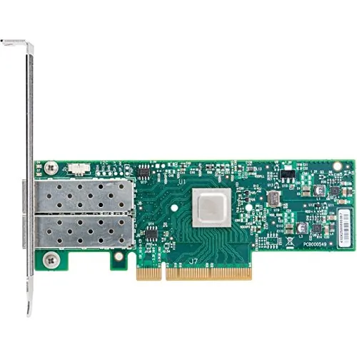 NVIDIA MCX4121A-ACAT — Mellanox Networking Card MCX4121A-ACAT ConnectX-4 LxEN NT interface card 25GbE SFP28 PCIEx8 Brown Box