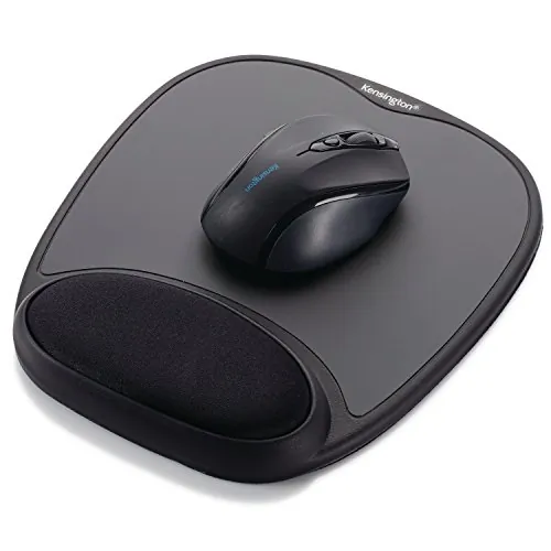 KENSINGTON K62386AM — COMFORT GEL MOUSE PAD BLACK