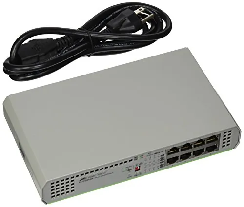 ALLIED TELESYN AT-GS910/8-10 — AT-GS910/8-10 8-PORT 10/100/1000T UNMANAGED SWITCH WITH INTERNAL PSU