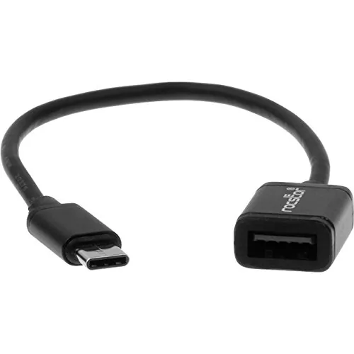 ROCSTOR Y10C147-B1 — PREMIUM 6IN USB-C TO USB-A ADAPTER M/F - USB 3.0 - USB TYPE C TO A CONVERTER MAC