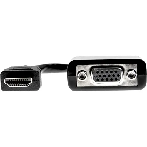 ROCSTOR Y10C120-B1 — PREMIUM HDMI TO VGA ADAPTER CONVERTER M/F - 6 - FOR ULTRABOOK, LAPTOP, MONITOR,