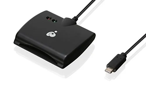 IOGear GSR205 — THE IOGEAR USB-C CAC READER IS A TAA COMPLIANT USB COMMON ACCESS CARD READER FOR