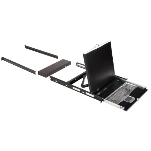 BLACK BOX CORPORATION KVT419A-8UV-R2 — THE SERVTRAY COMPLETE ADDS AN INTEGRAL KVM SWITCH TO ITS KEYBOARD, MONITOR, AND