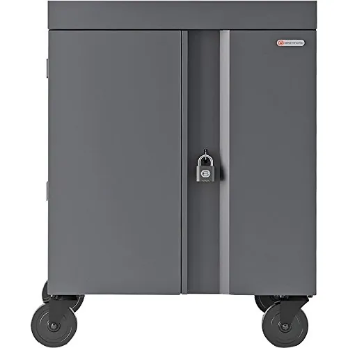 BRETFORD TVC32PAC-CK — CHARGING CART AC FOR UP TO 32 DEVICES W/BACK PANEL,1.4 INCH W SLOTS
