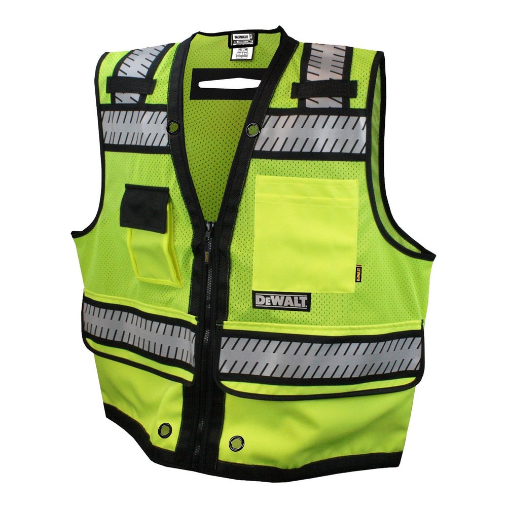 DeWalt DSV521-L - Dewalt Class 2 Heavy Duty Surveyor Vest - Large
