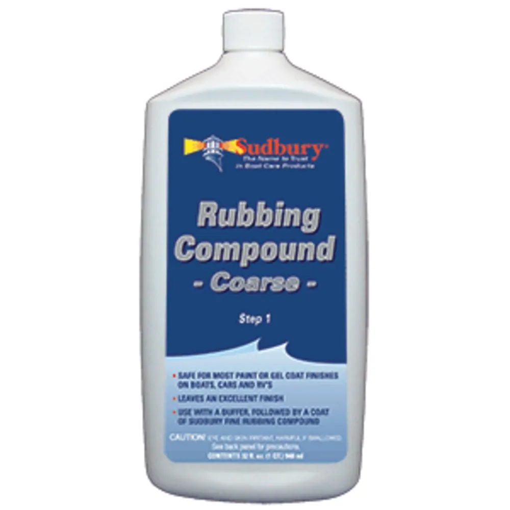 Sudbury 444 — Sudbury Rubbing Compound Coarse - Step 1 - 32oz Fluid