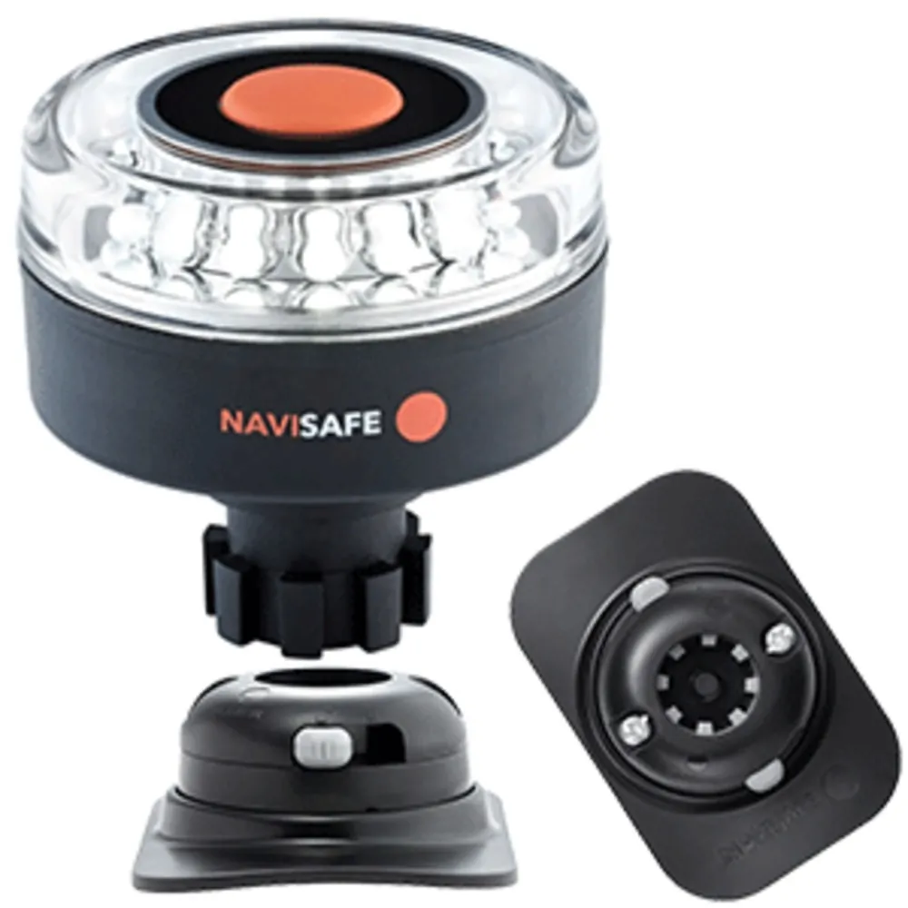 Navisafe 042KIT2 - Navisafe Navilight 360 2NM wNavibolt Base & RIB Mount - Blac
