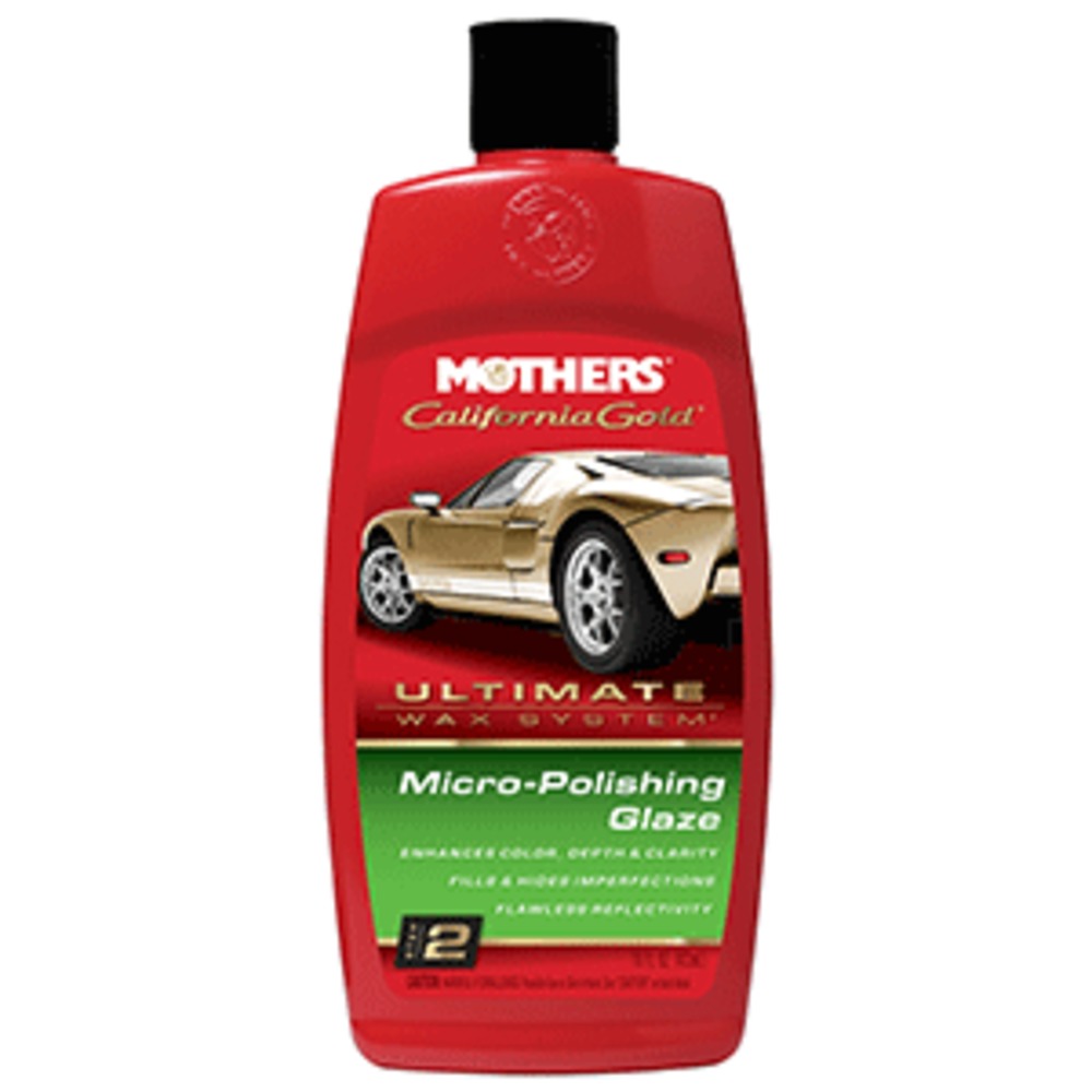 Mothers Polish 08100CASE - Mothers California Gold Micro-Polishing Glaze 16oz - Step 2 