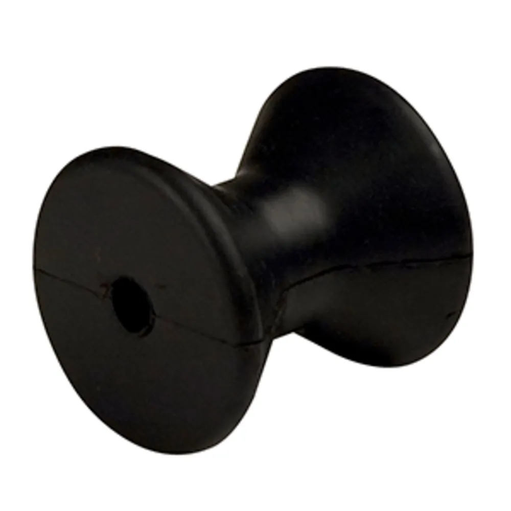 C.E. Smith 29540 — C.E. Smith 3" Black Bow Roller - 3-1/8" Wide - 1/2" ID