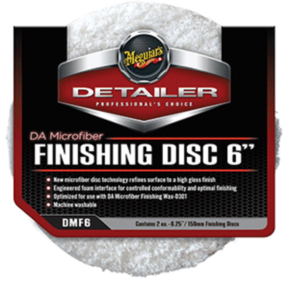 Meguiars DMF6B - Meguiars DA Microfiber Finishing Disc - 6 - 12-Pack