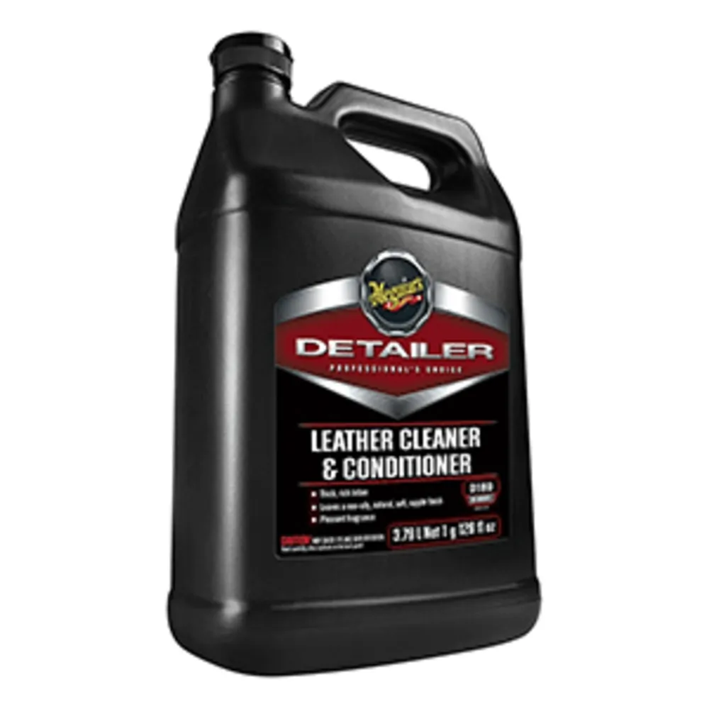 Meguiars D18001 — Meguiar's Detailer Leather Cleaner & Conditioner - 1-Gallon