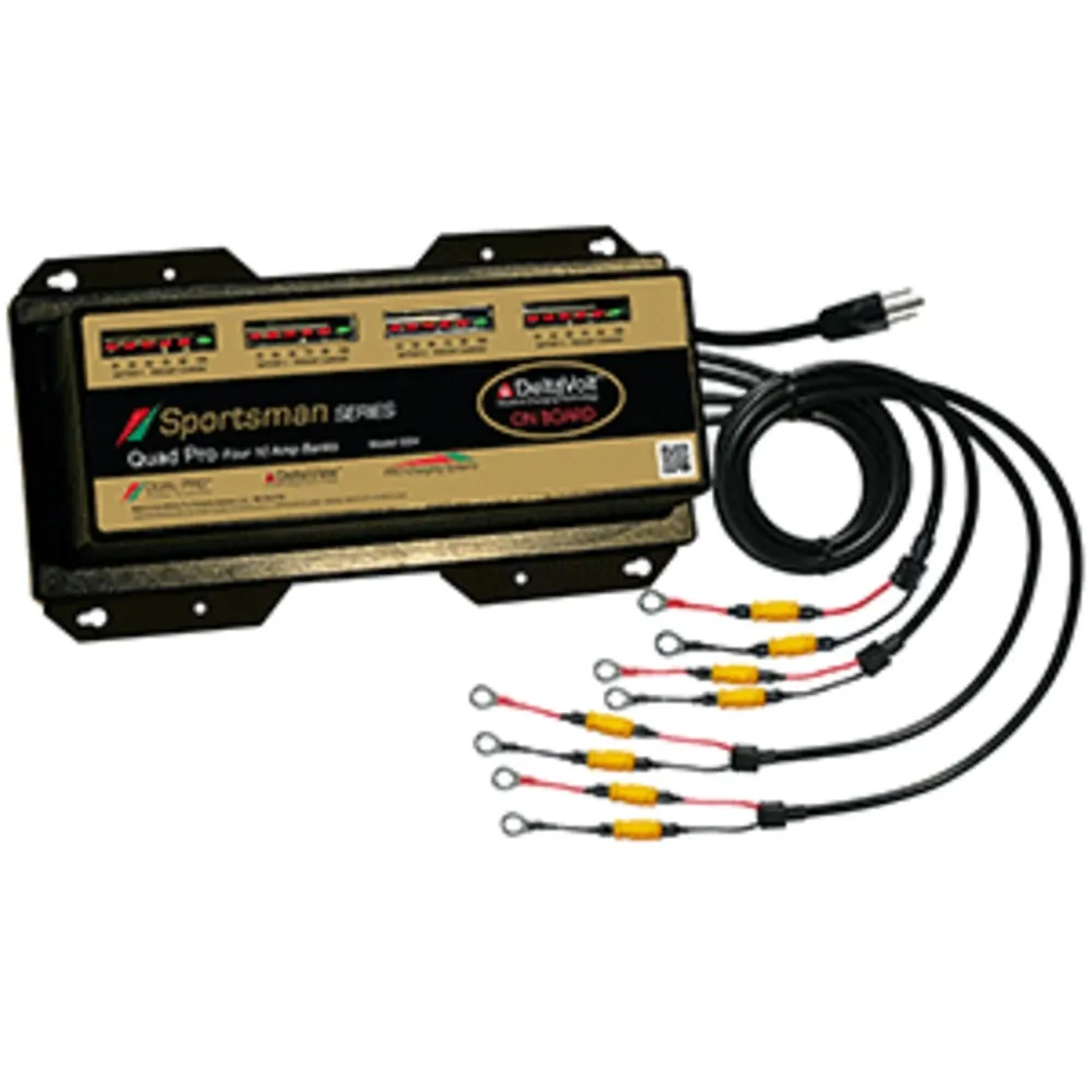 Dual Pro SS4 — Dual Pro Sportsman Series Battery Charger - 40A - 4-10A-Banks - 12V-48V