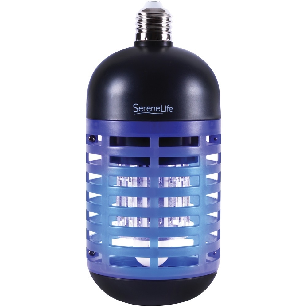 SERENE LIFE RA48663 - Serene Life 500 Square-ft Indoor Electric Bug Zapper Light B