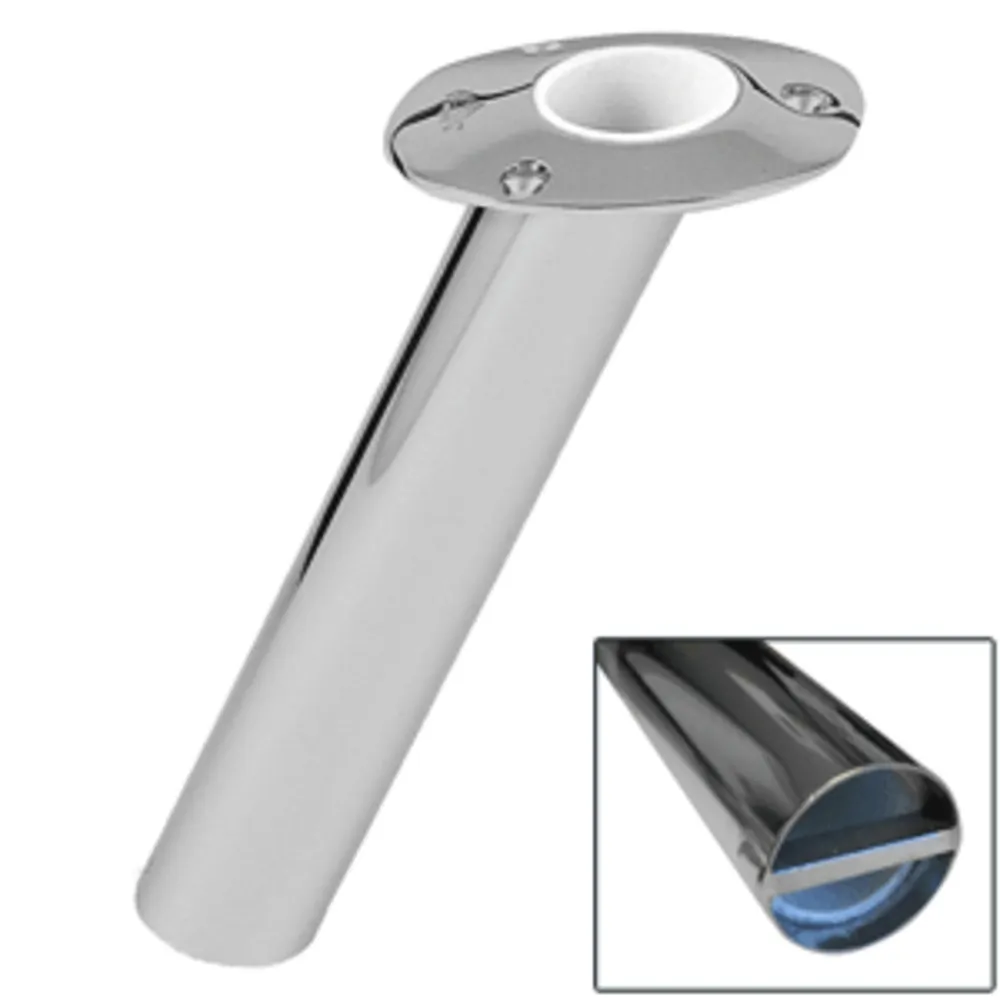 Lees Tackle RH525SS/XS — Lee's 30° Stainless Steel Bar Pin Rod Holder - 2" O.D.