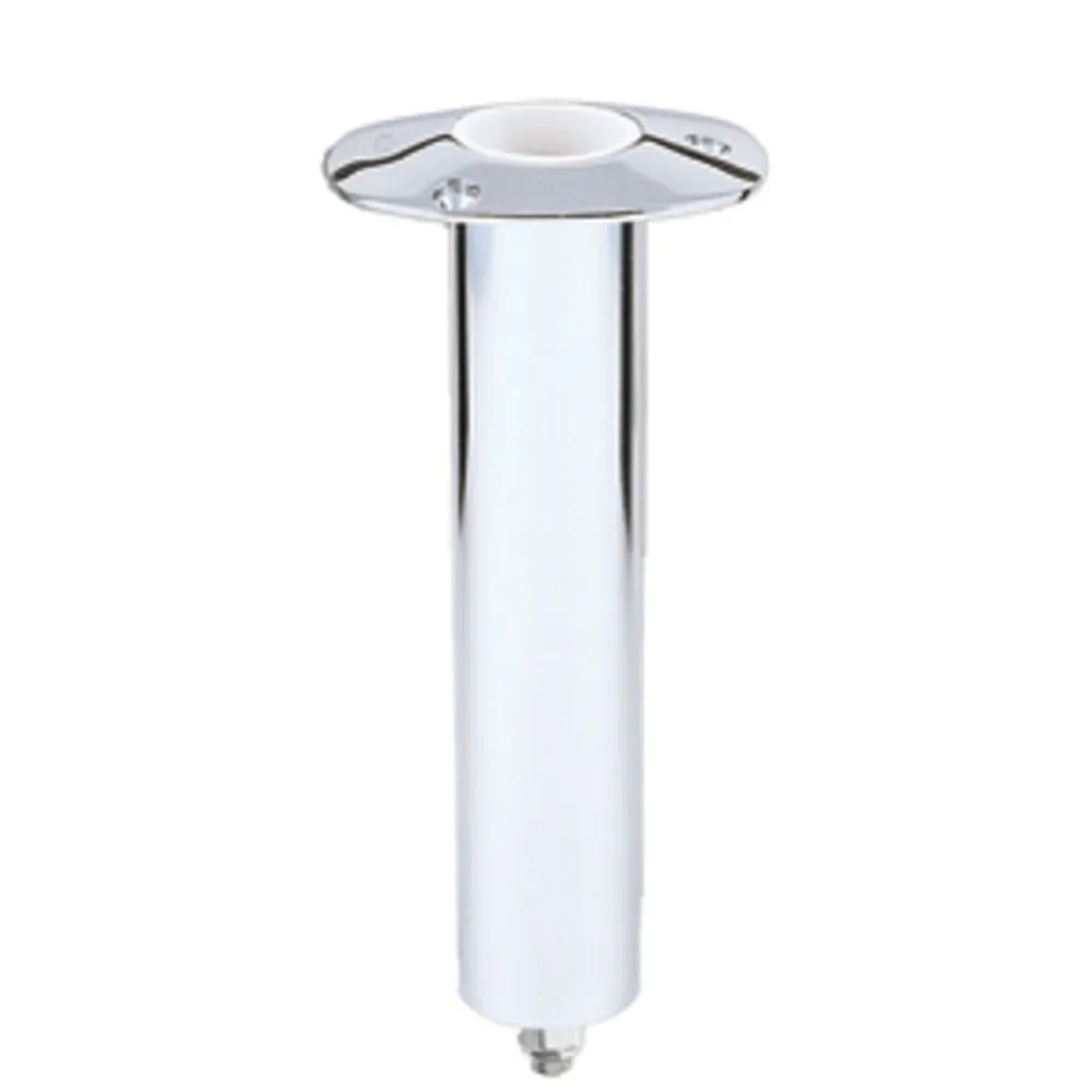 Lees Tackle RH5167V — Lee's 0° Stainless Steel Swivel Base Flush Mount Rod Holder - Medium - 2" OD X 6.5" Tube f/ Small Bent Butts