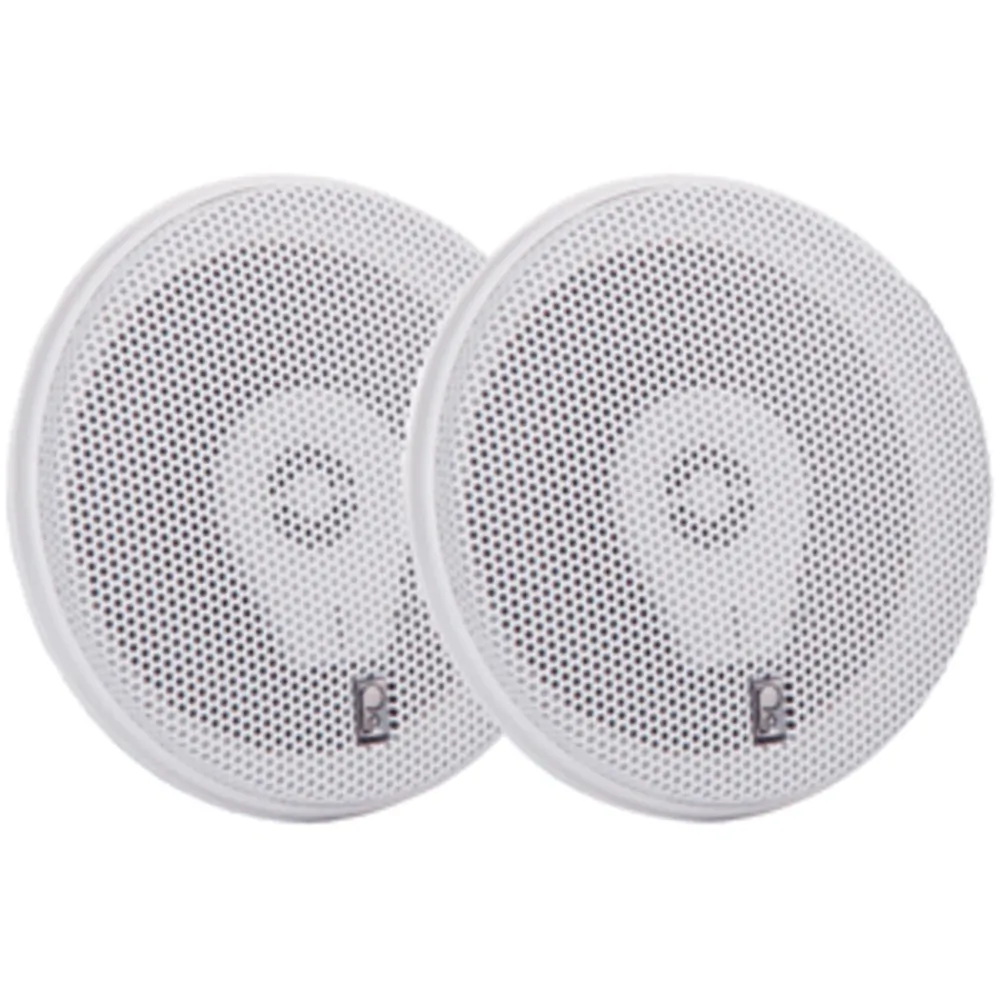 Poly-Planar MA8505W — Poly-Planar MA-8505B 5" 200 Watt Titanium Series Speakers - White