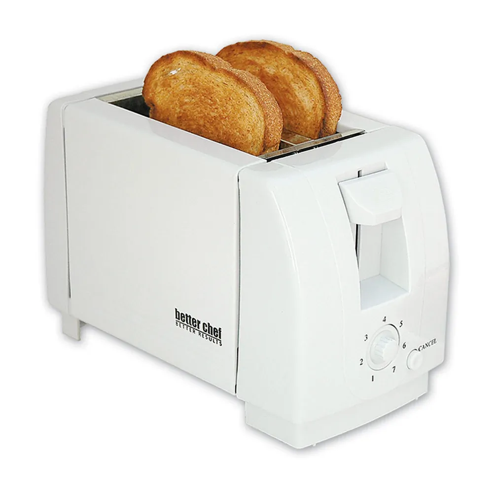 BETTER CHEF IM-210W — Better Chef Two Slice Toaster in White