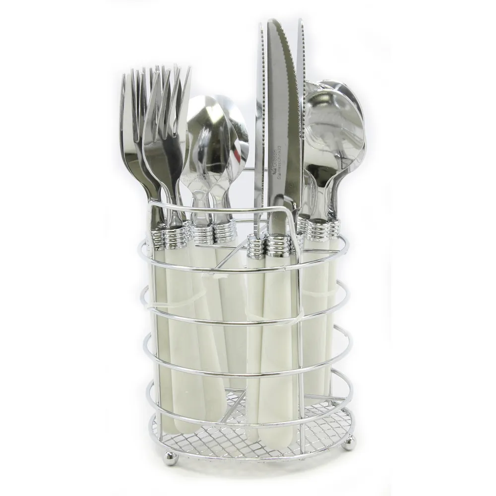 Gibson 53382.16 - Gibson Sensations II 16 Piece Stainless Steel Flatware Set w