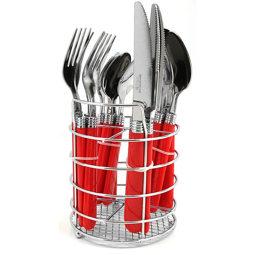 Gibson 53529.16 - Gibson Sensations II 16 Piece Stainless Steel Flatware Set w