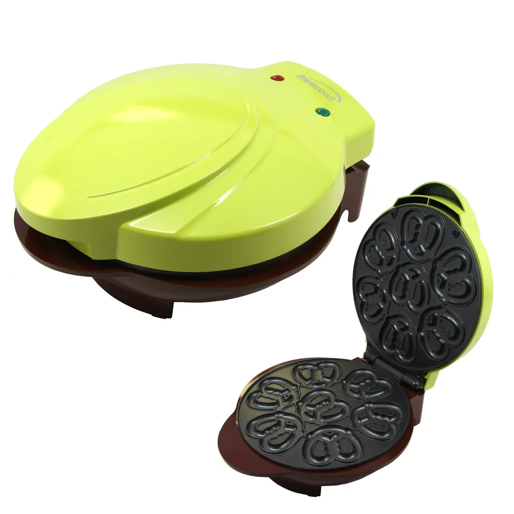 Brentwood TS-251 — Brentwood Nonstick Mini Pretzel Maker Machine in Green