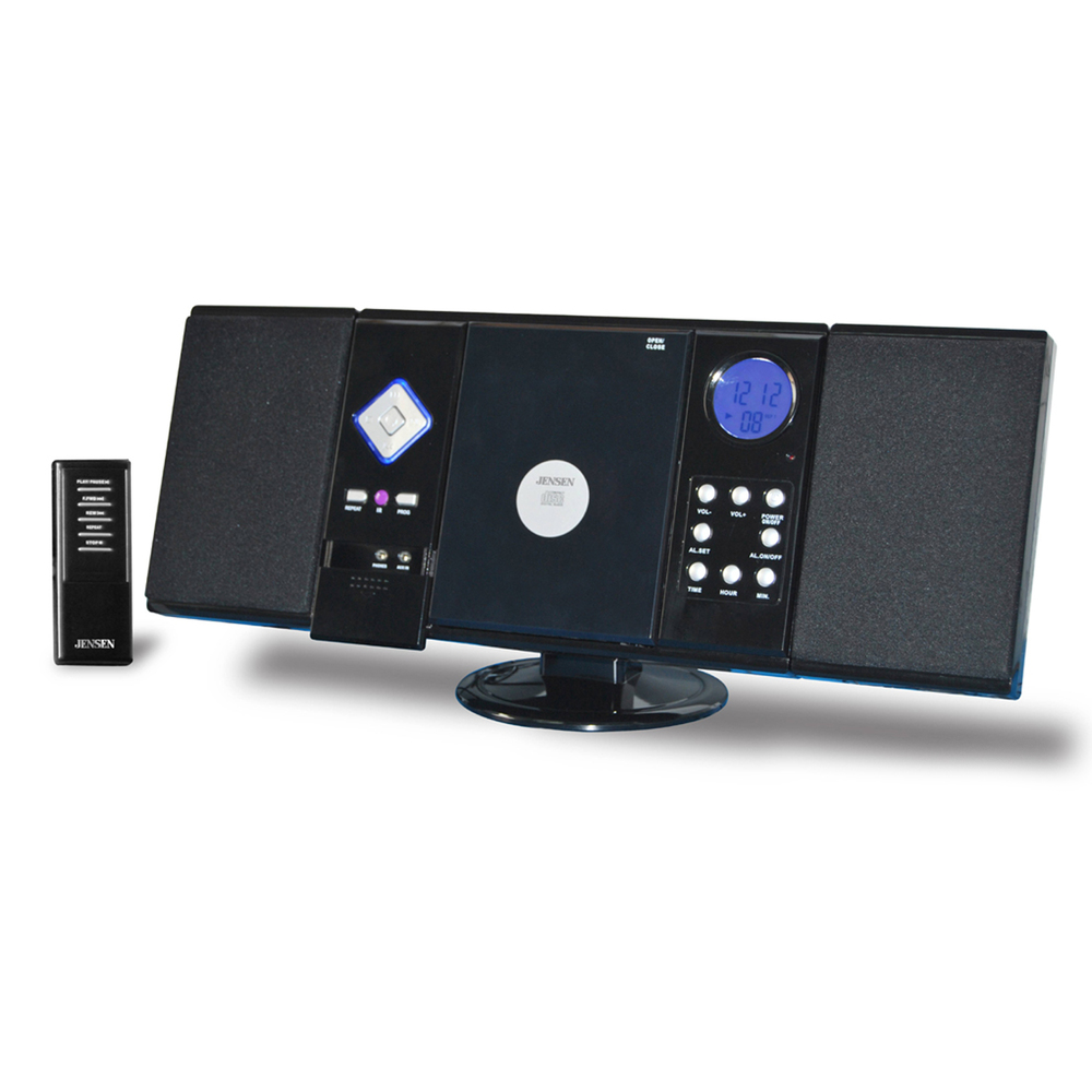 JENSEN JEN-JMC-180B - Jensen JMC-180 Jensen Wall Mountable CD System with AMFM Ste