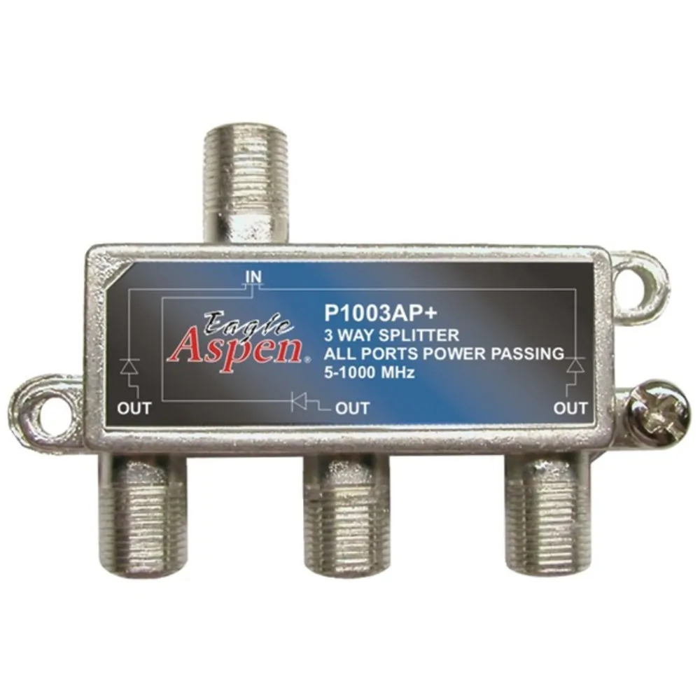 EAGLE ASPEN EASP1003AP — Eagle Aspen(R) 500303 1,000MHz Splitter (3 Way)