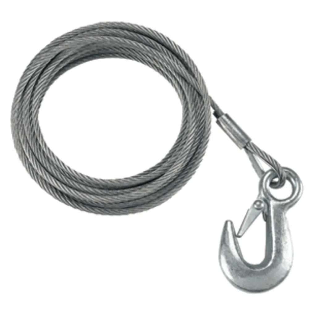 Fulton WC325 0100 — Fulton 3/16" x 25' Galvanized Winch Cable - 4,200 lbs. Breaking Strength
