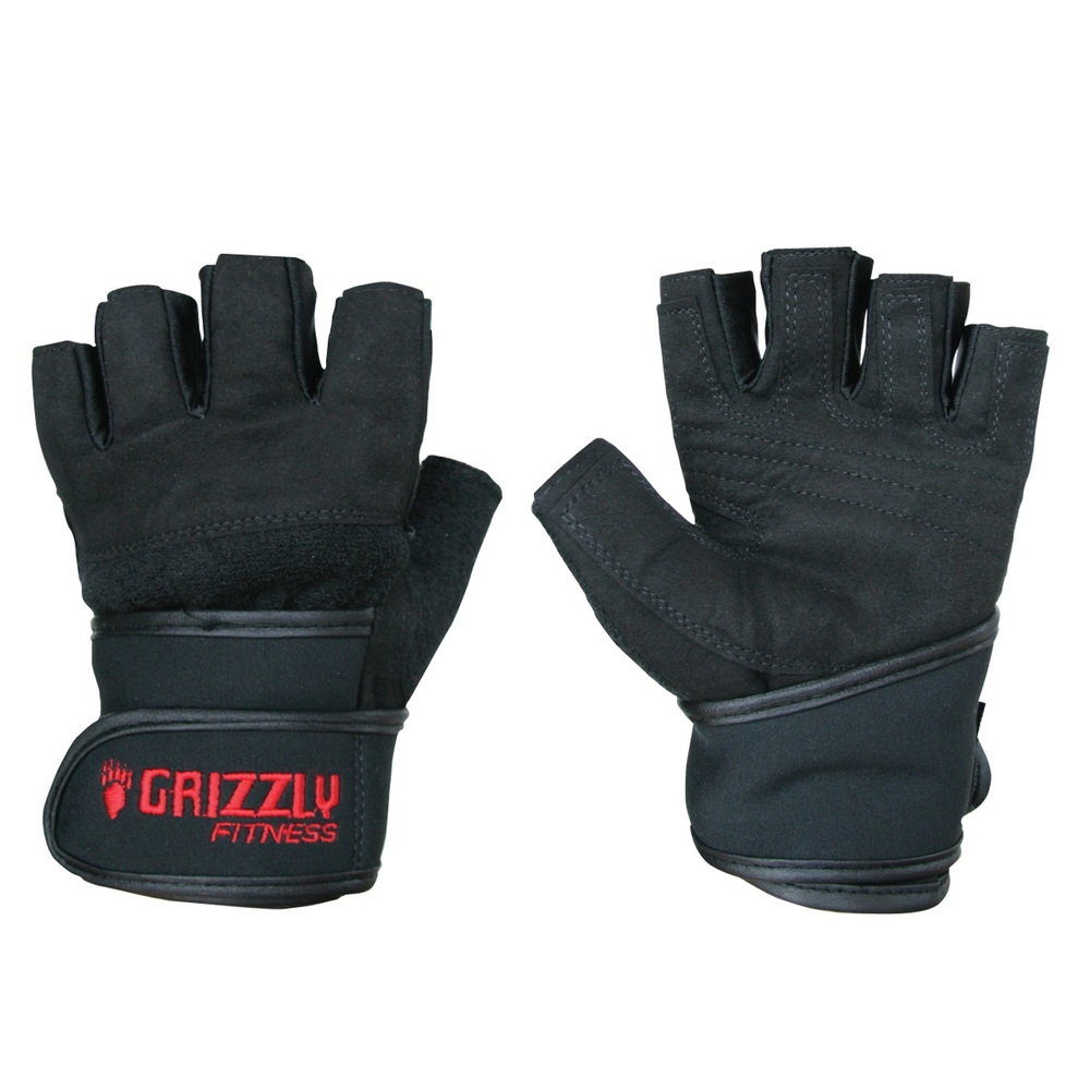 Grizzly Fitness 8751-04 - Grizzly Power Training Wrist Wrap Gloves - Small