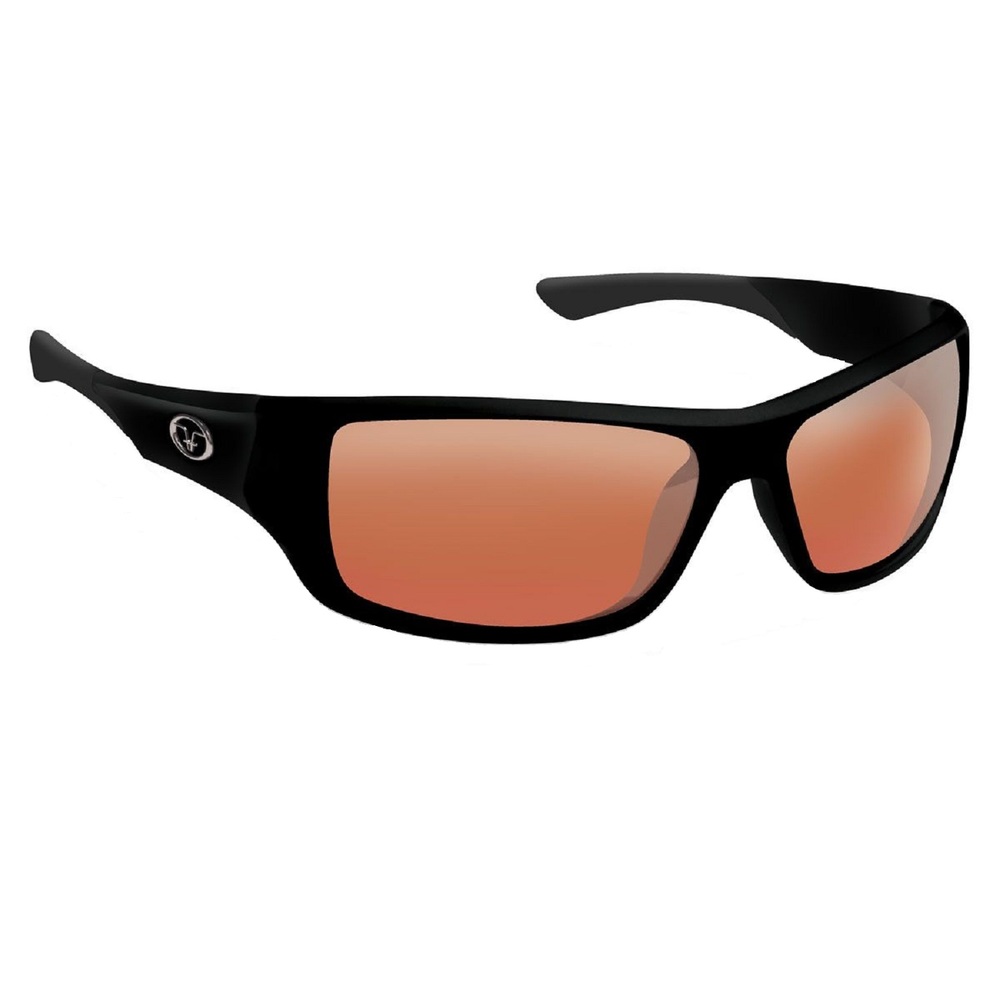 Flying Fisherman 7391BV - Flying Fisherman Triton Matte Blk Frame Vermillion Sunglass