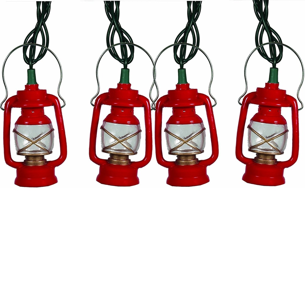 Rivers Edge 432 - Rivers Edge Light Set 10 Deluxe RedGreen Camping Lantern