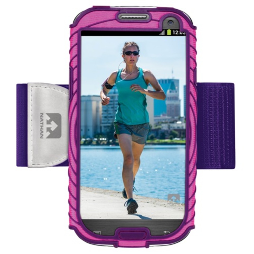 Nathan 4924NFFP - Nathan Sonic Boom Armband For Samsung Galaxy S3 PinkPurple