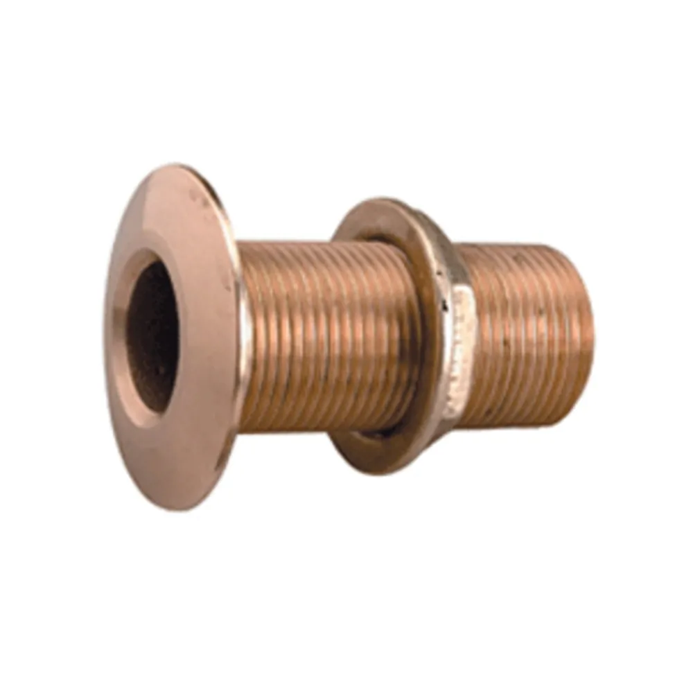 Perko 0322DP4PLB — Perko 1/2" Thru-Hull Fitting w/Pipe Thread Bronze MADE IN THE USA