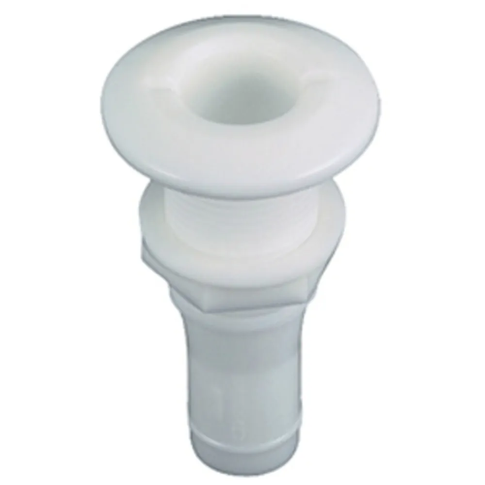 Perko 0328DP4 — Perko 1/2" Thru-Hull Fitting f/ Hose Plastic MADE IN THE USA