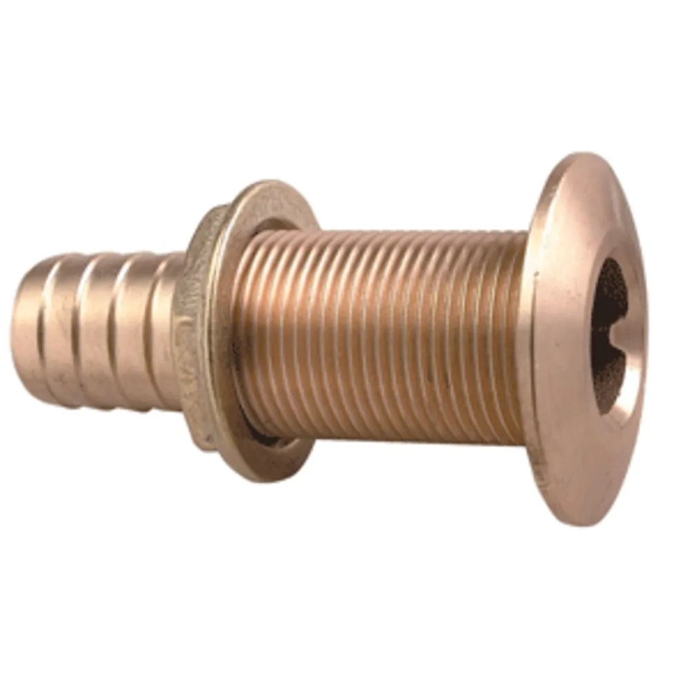 Perko 0350007DPP — Perko 1-1/4" Thru-Hull Fitting f/Hose Bronze MADE IN THE USA