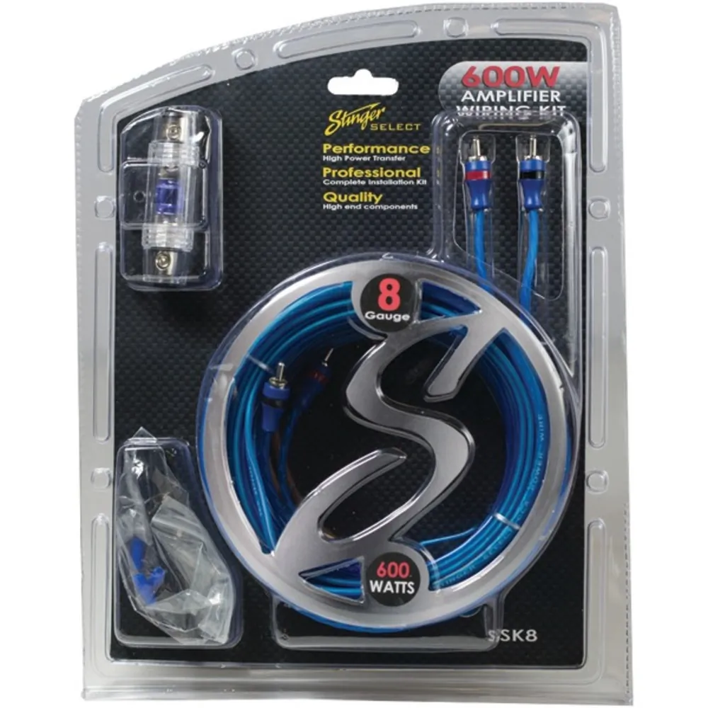 STINGER SSK8 — Stinger SSK8 Ultra-Flexible 8 Gauge Wiring Kit