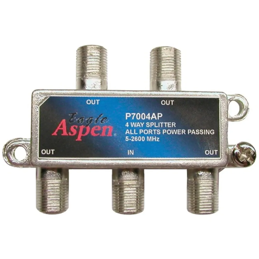 EAGLE ASPEN EASP7004AP — Eagle Aspen(R) 500312 4-Port 2,600MHz Splitter (All port passing)