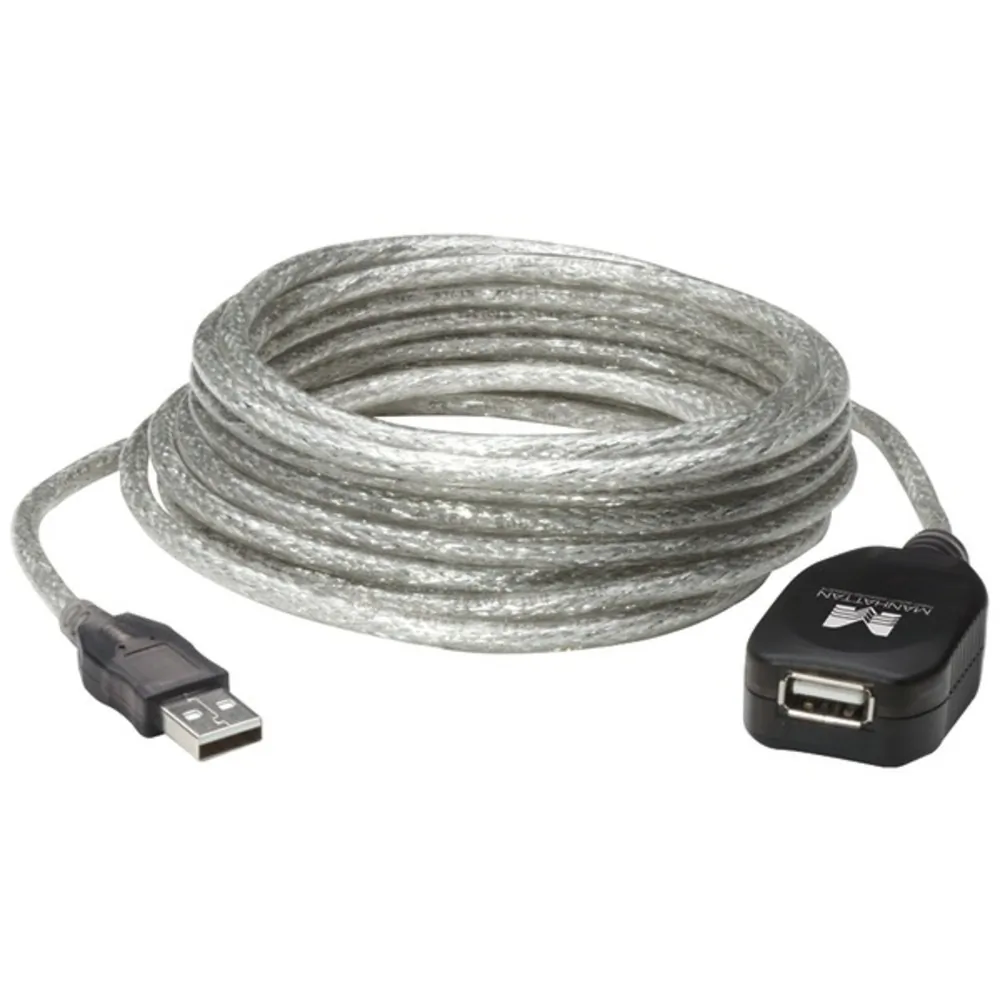 Manhattan 519779 - Manhattan USB 2.0 Active Extension Cable - 16ft