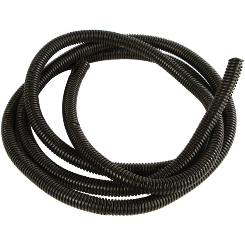 AMERICAN TERMINAL 27031 — Black Split-Loom Cable Tubing, 100ft (.38 inch)